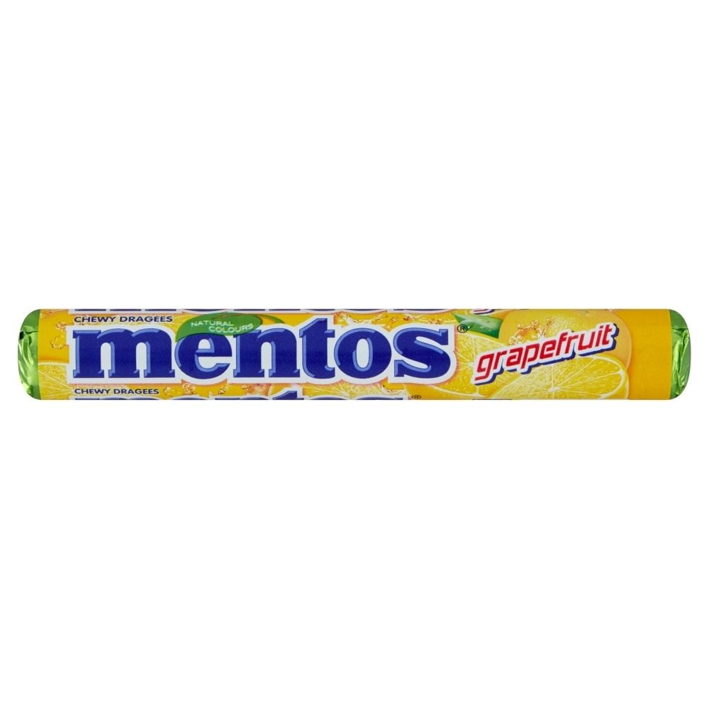 Mentos Grapefruit Cukierki do żucia 37,5 g