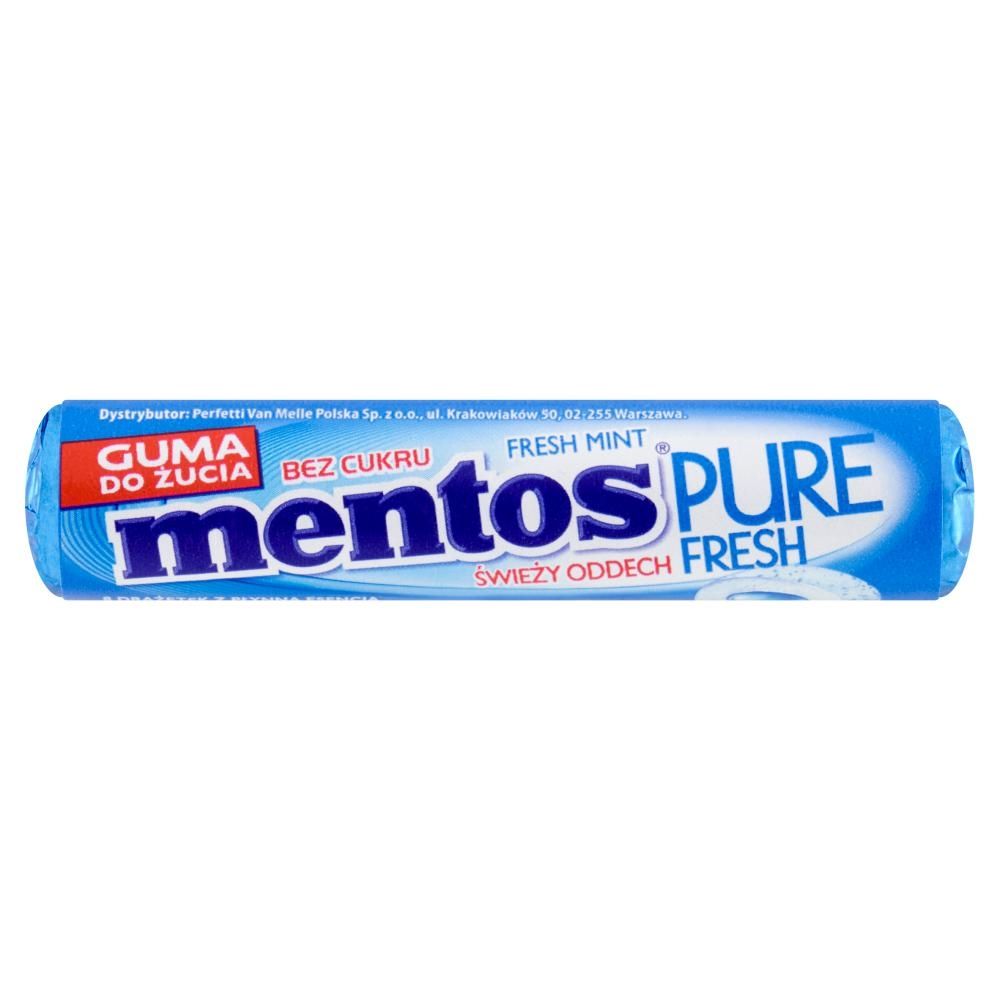 Mentos Pure Fresh Fresh Mint Guma do żucia bez cukru 15,5 g (8 sztuk)