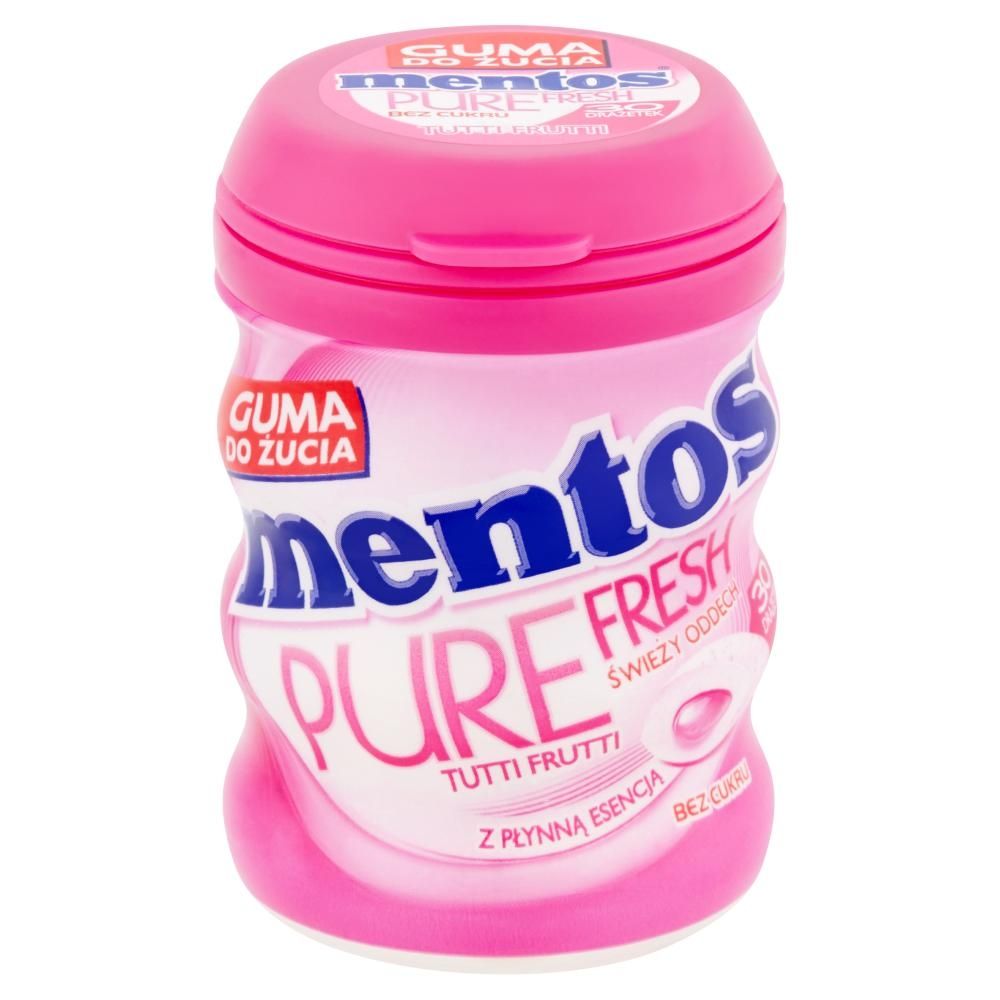 Mentos Pure Fresh Tutti Frutti Guma do żucia bez cukru 60 g (30 sztuk)