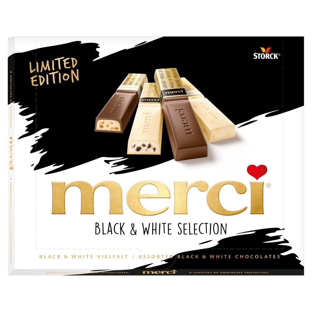 merci Black & White Selection Kolekcja czekoladek 240 g