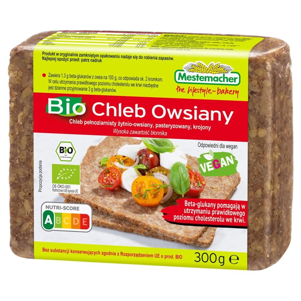 Mestemacher Bio Chleb owsiany 300 g