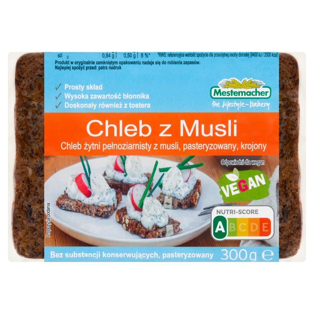 Mestemacher Chleb z musli 300 g