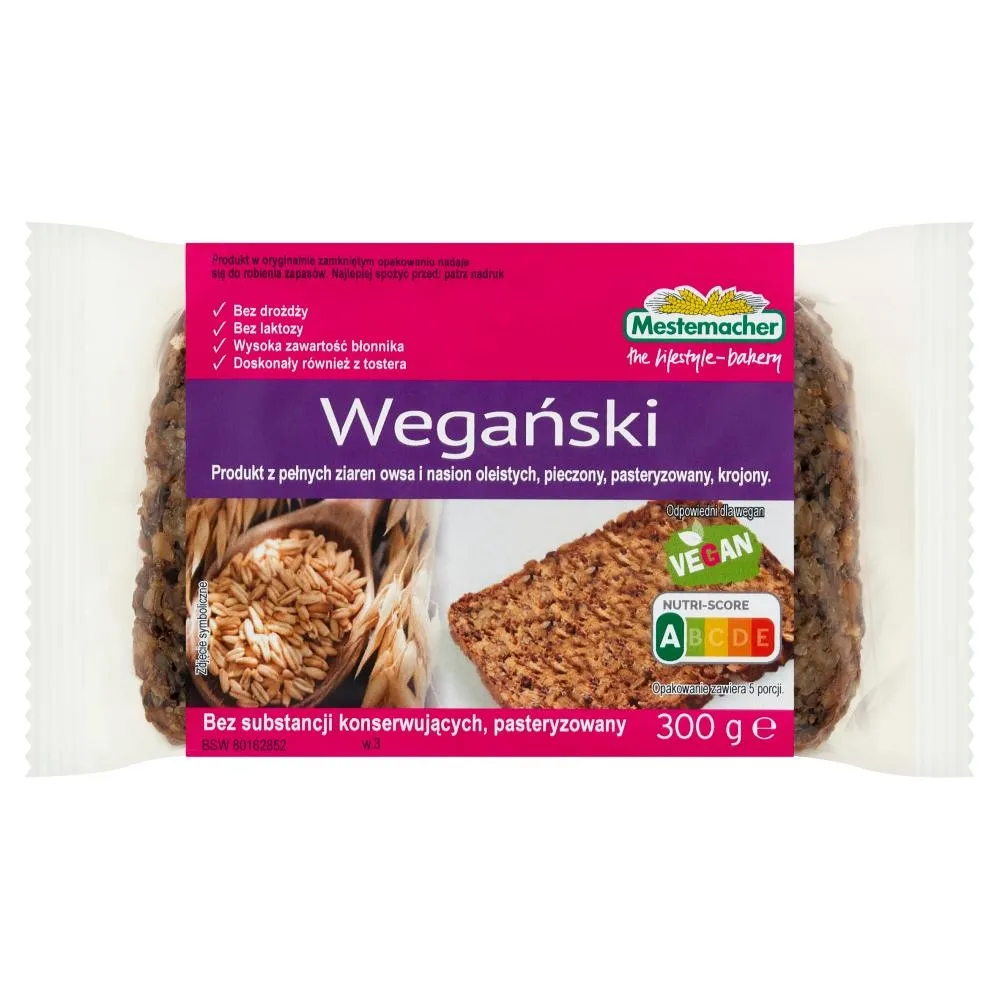 Mestemacher Produkt z pełnych ziaren owsa i nasion oleistych 300 g