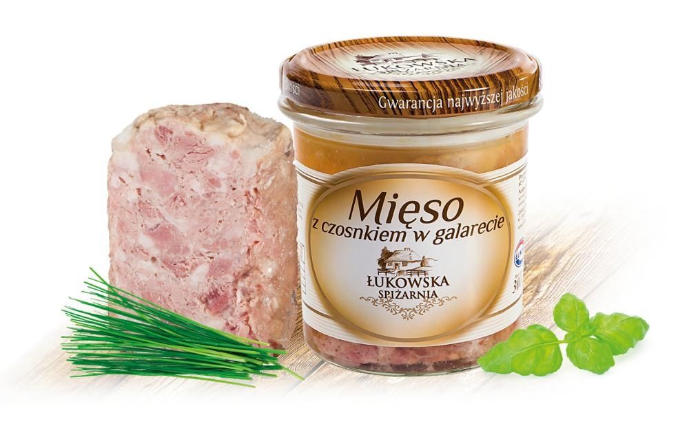 Mięso z czosnkiem w galarecie 300 g