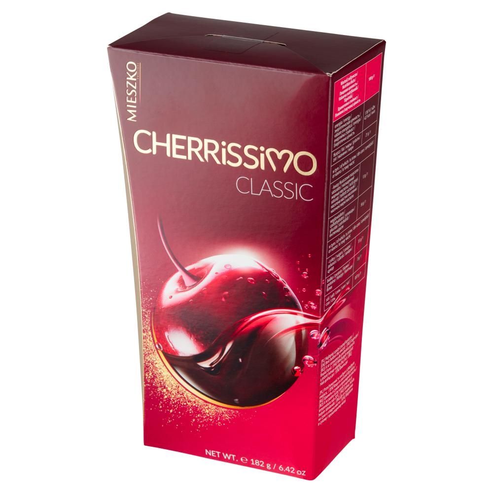 Mieszko Cherrissimo Classic Praliny z wiśnią w alkoholu 182 g