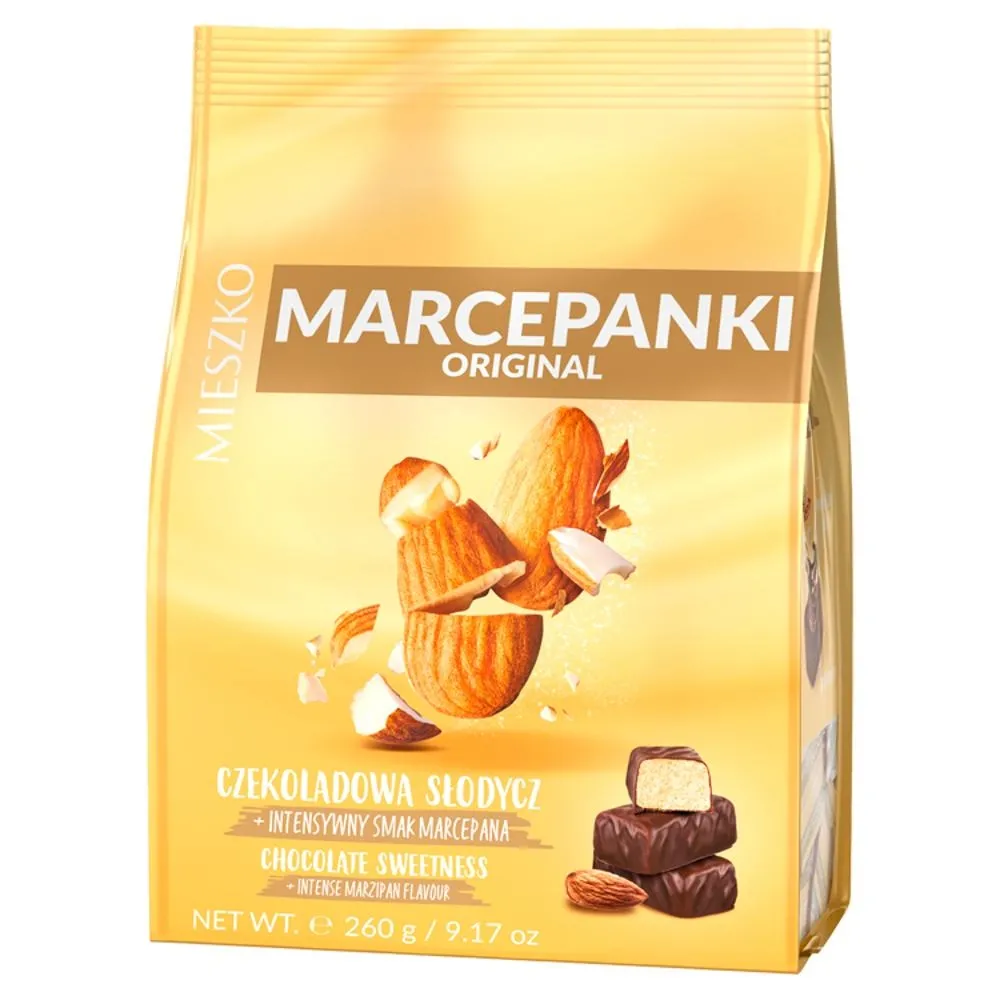 Mieszko Marcepanki Original Czekoladka z marcepanem 260 g