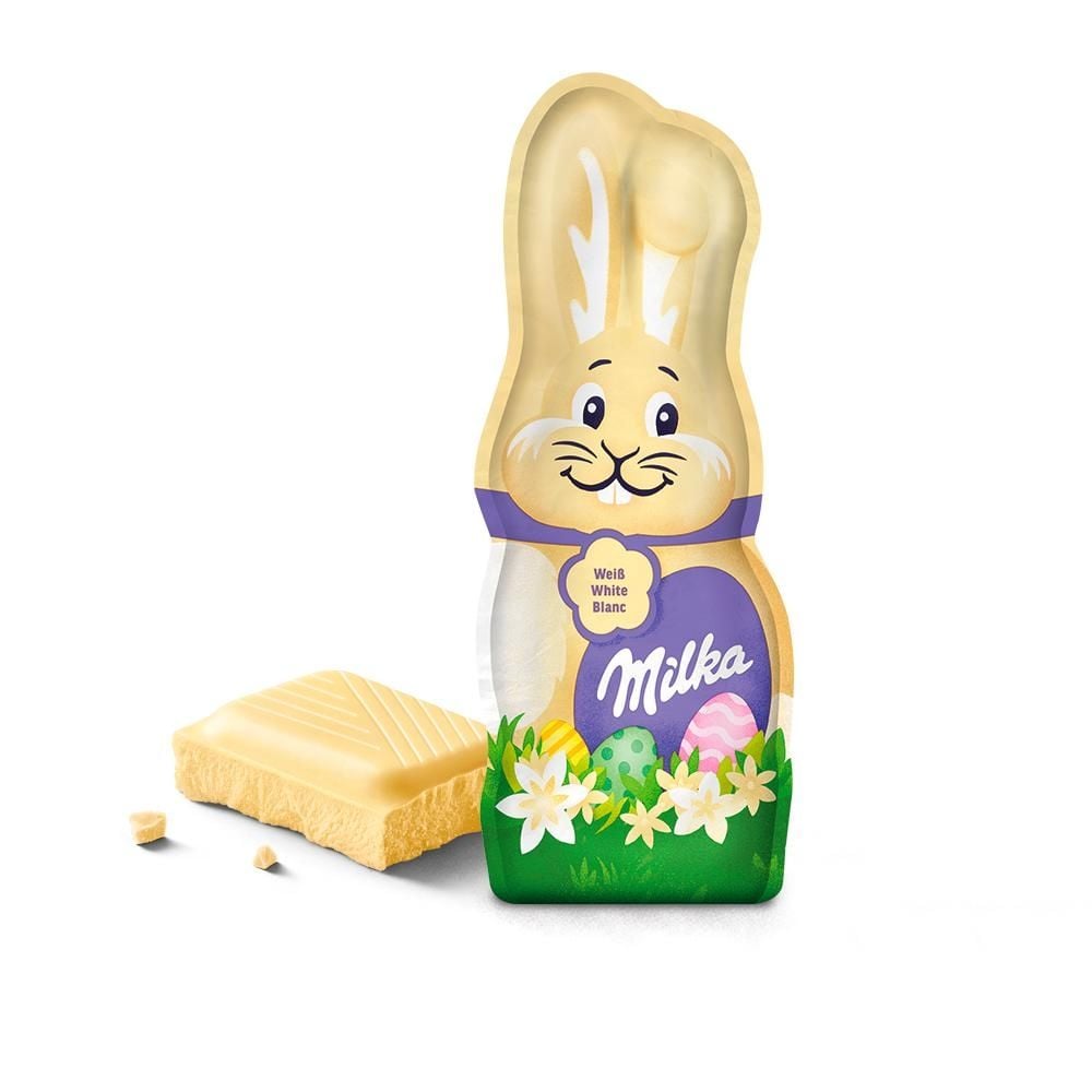 Milka Biała czekolada figurka zając 90 g