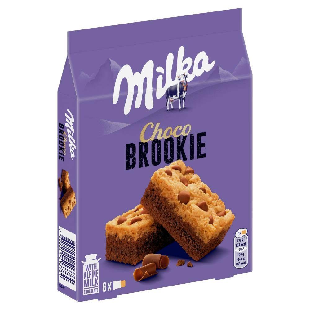 Milka Choco Brookie Ciastko Z Czekoladą 132 G (6 Sztuk) - Zakupy Online ...