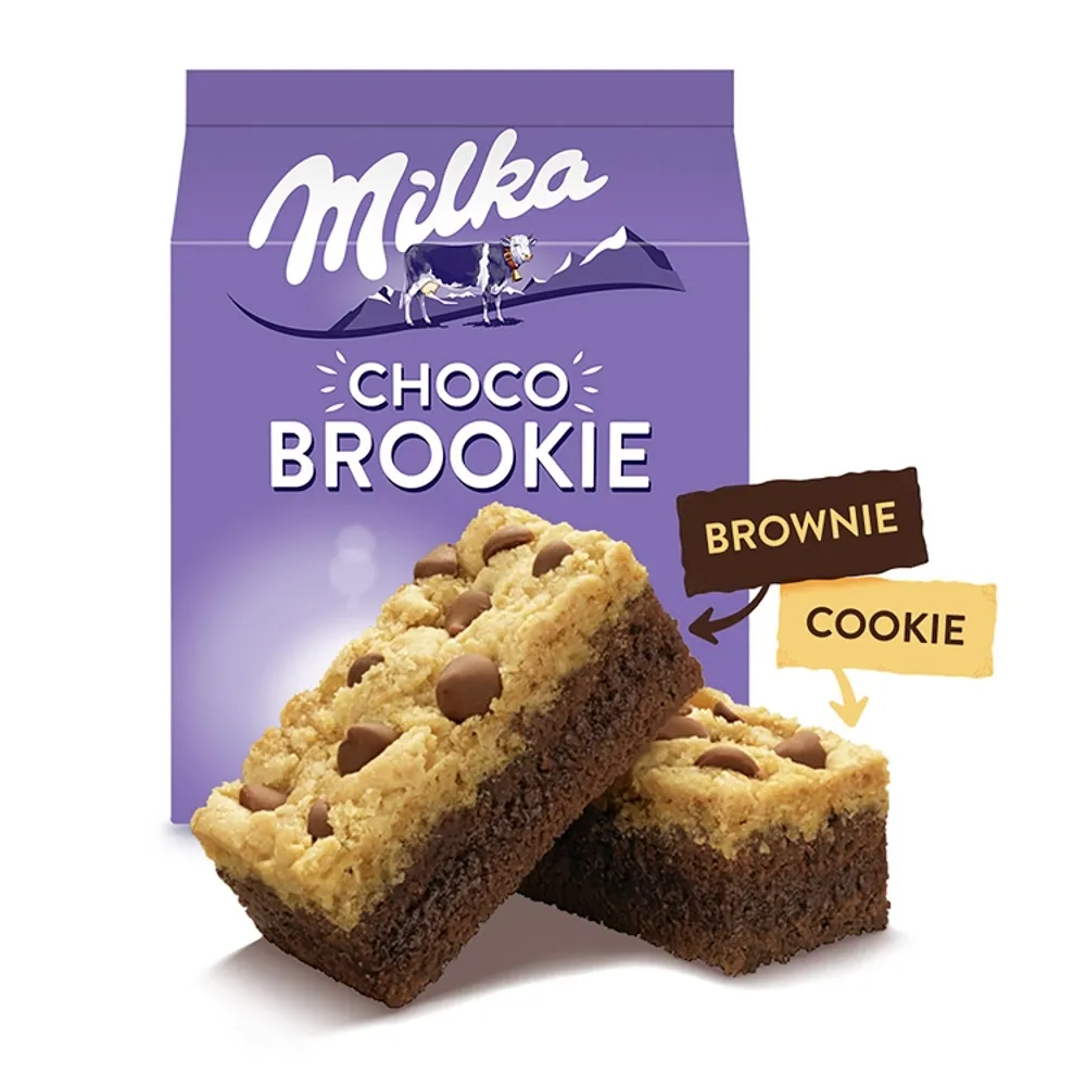 Milka Choco Brookie Ciastko z czekoladą 132 g (6 sztuk) - Zakupy online ...