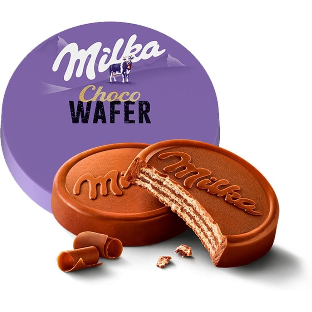 Milka Choco Wafer Wafelek z kremem kakaowym oblany czekoladą mleczną 30 g