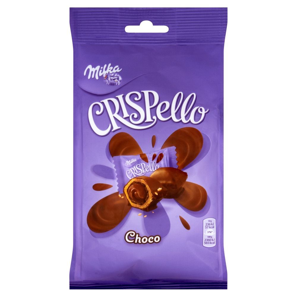 Milka Crispello Choco Praliny nadziewane 140 g (14 sztuk)