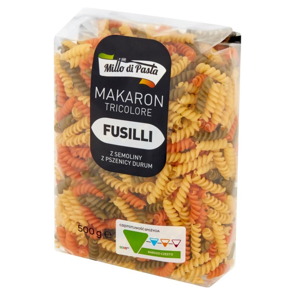 Millo di Pasta Makaron fusilli tricolore 500 g