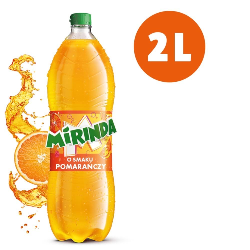 Mirinda Napój gazowany o smaku pomarańczowym 2 l