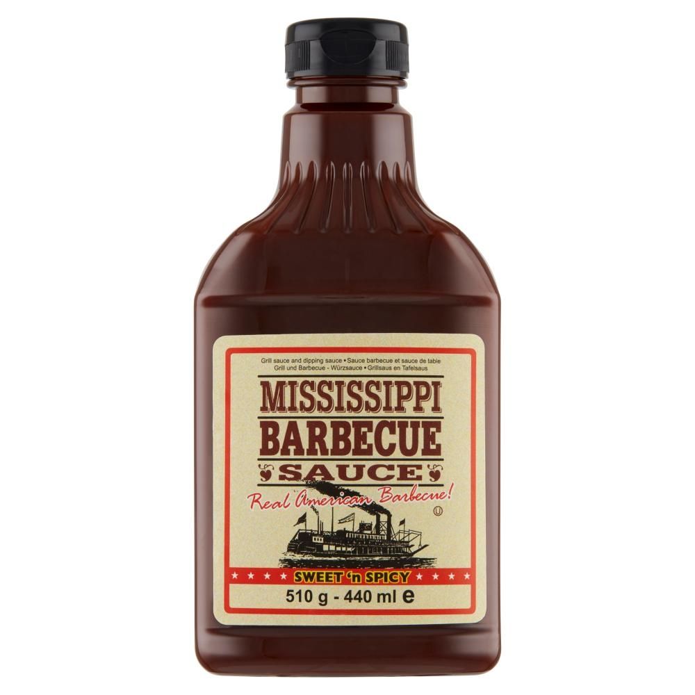 Mississippi Sos barbecue słodki-pikantny 510 g