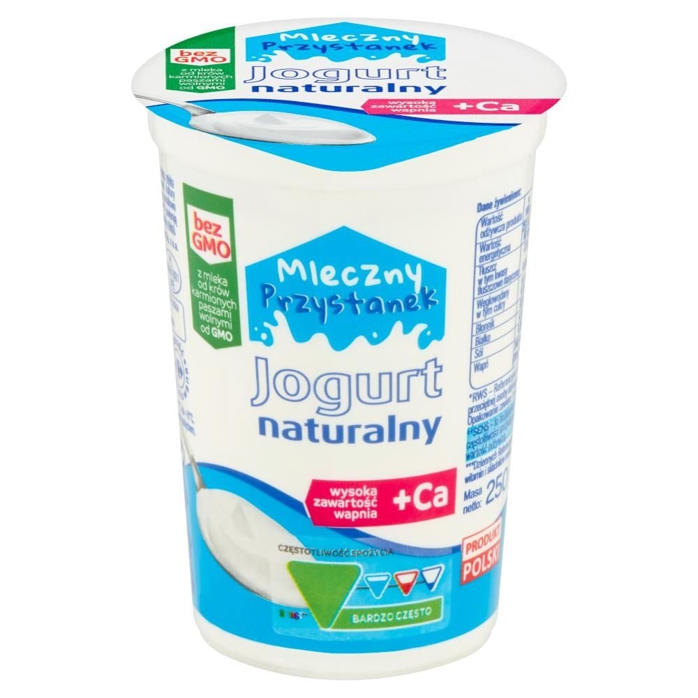 Mleczny Przystanek Jogurt naturalny 250 g