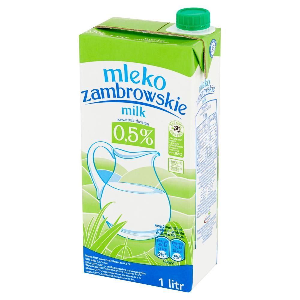 Mleko zambrowskie UHT 0,5% 1 l