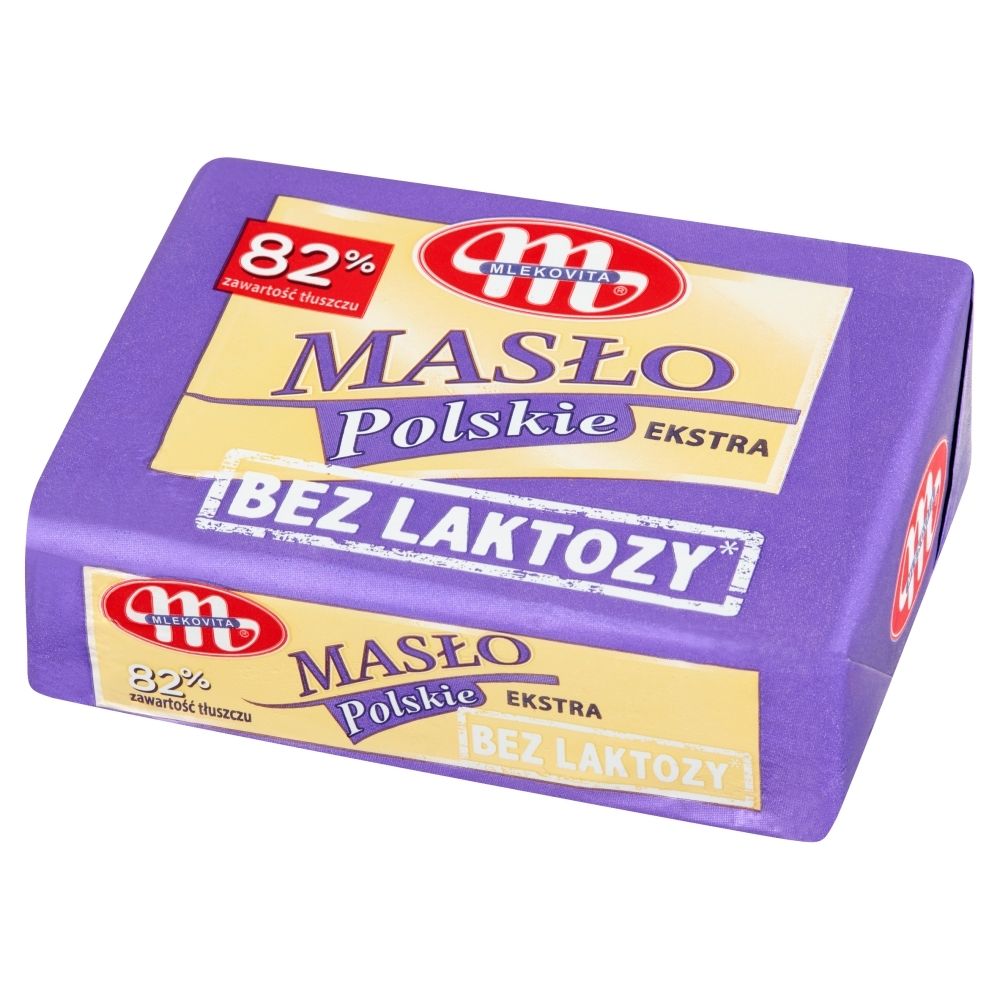 Mlekovita Masło Polskie ekstra bez laktozy 82% 200 g