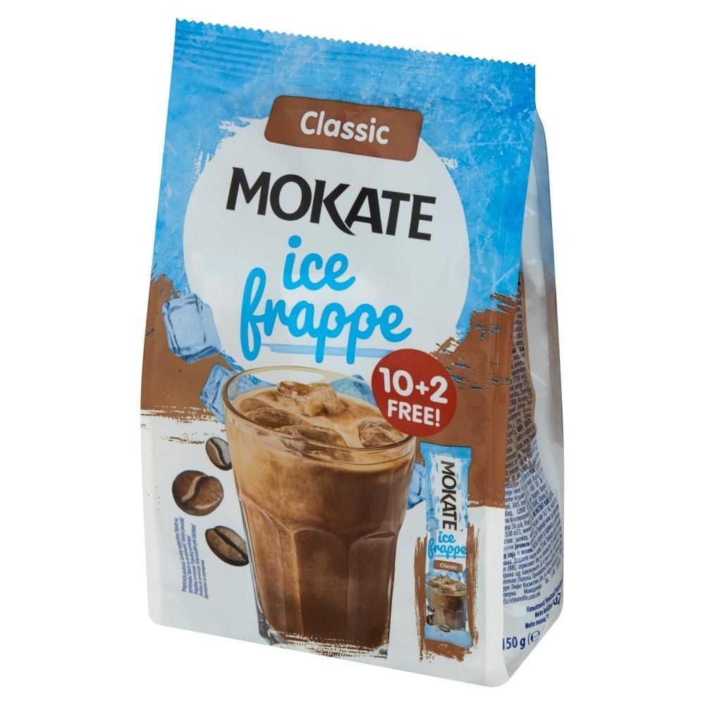 Mokate Ice Frappe Classic Rozpuszczalny napój kawowy w proszku 150 g (12 x 12,5 g)