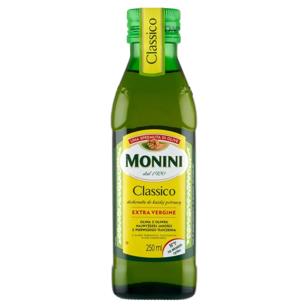 Monini Classico Oliwa z oliwek najwyższej jakości z pierwszego tłoczenia 250 ml