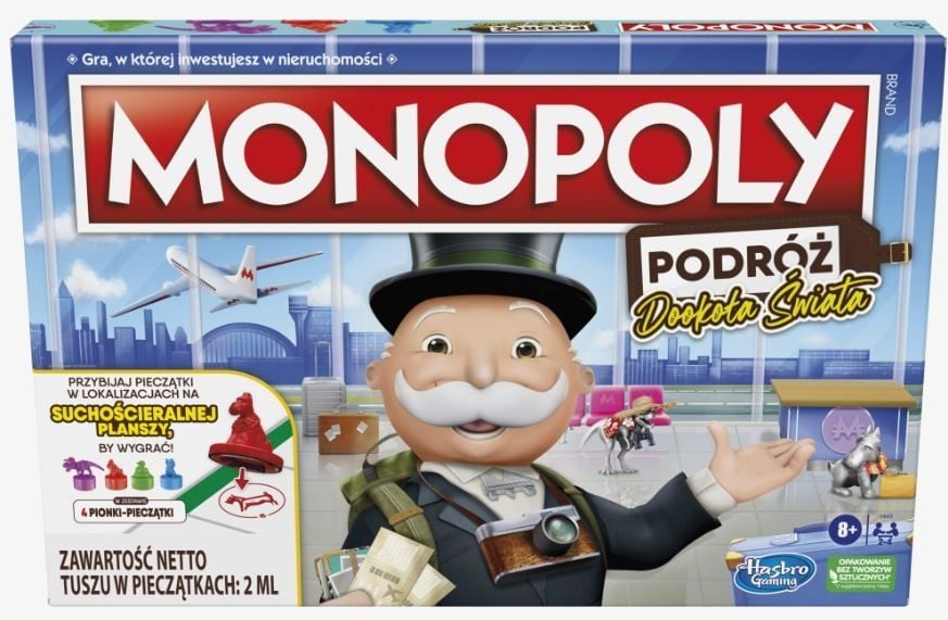 MONOPOLY PODRÓŻ DOOKOŁA ŚWIATA