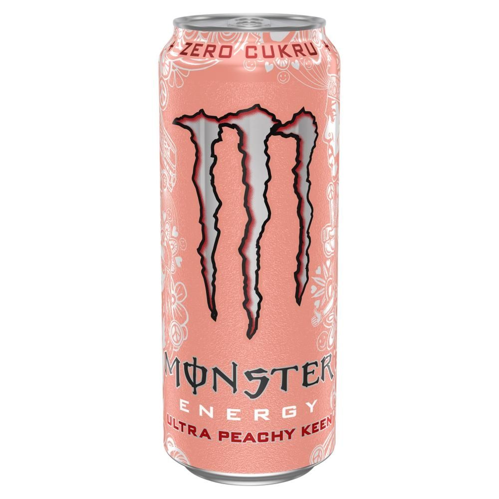 Monster Energy Ultra Peachy Keen Gazowany napój energetyzujący 500 ml