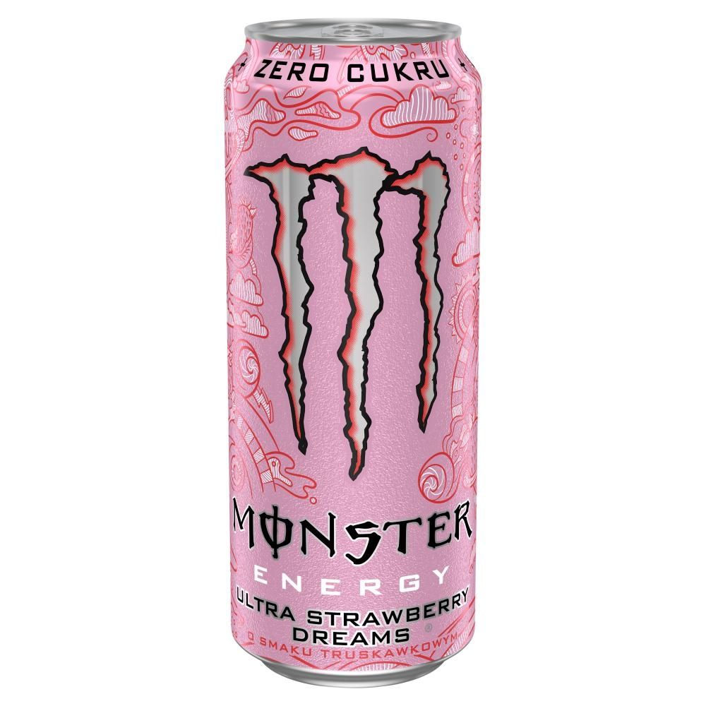 Monster Energy Ultra Strawberry Dreams Gazowany napój energetyzujący 500 ml