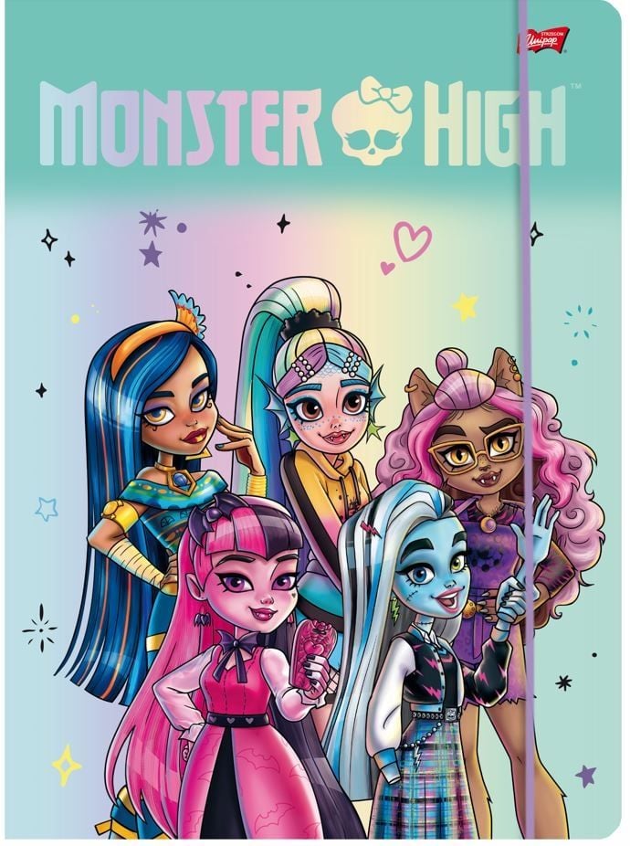 Monster High Teczka z gumką A4