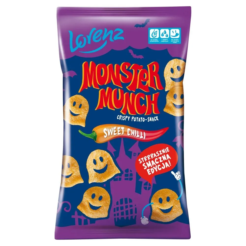 Monster Munch Chrupki ziemniaczane o smaku słodkiego chili 100 g