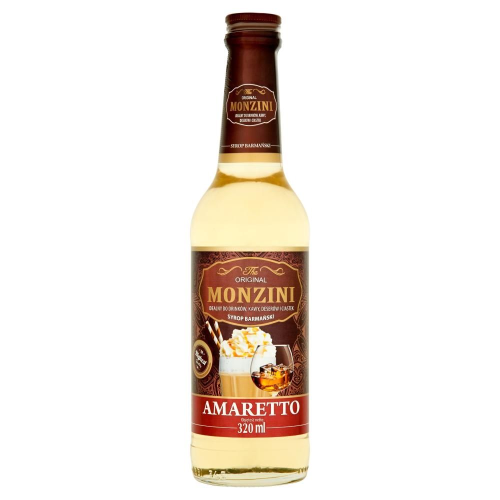 Monzini Amaretto Syrop barmański 320 ml