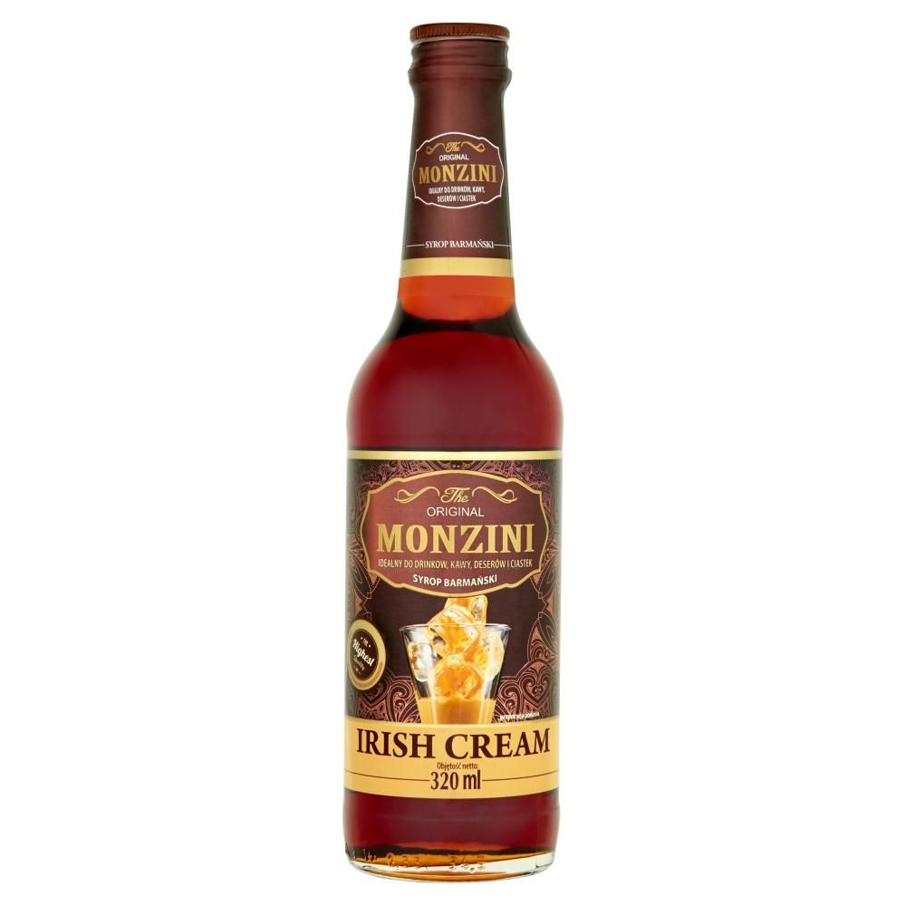 Monzini Irish Cream Syrop barmański 320 ml