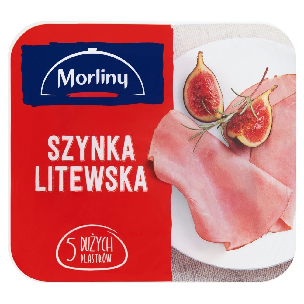 Morliny Szynka litewska 140 g (5 plastrów)