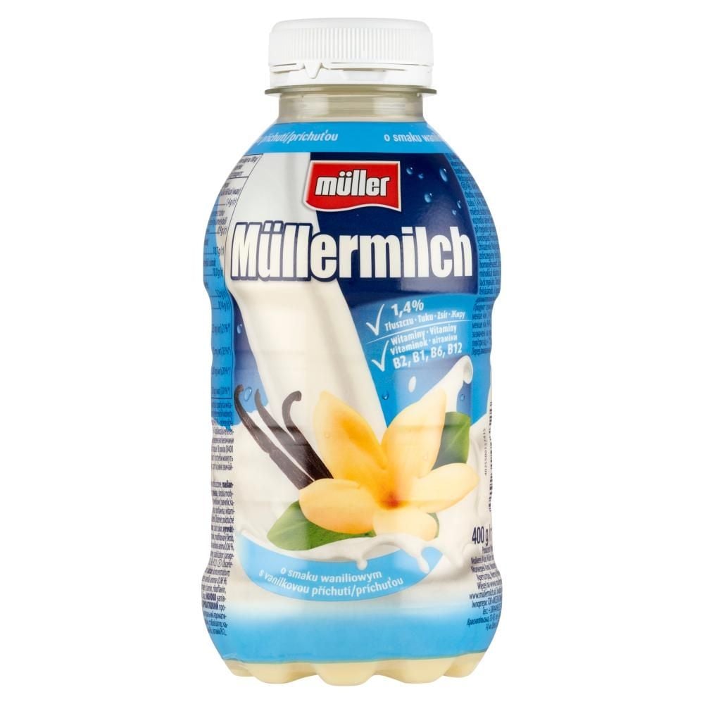 Müller Müllermilch Napój mleczny o smaku waniliowym 400 g