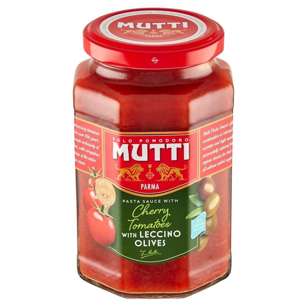 Mutti Sos pomidorowy z czarnymi oliwkami Leccino 400 g