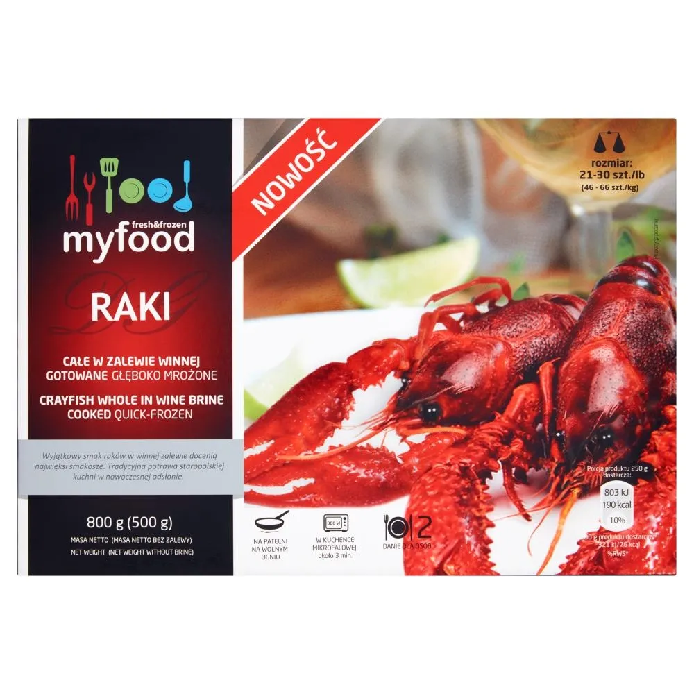 RAKI MYFOOD 800g CALE W ZALEWIE WIN