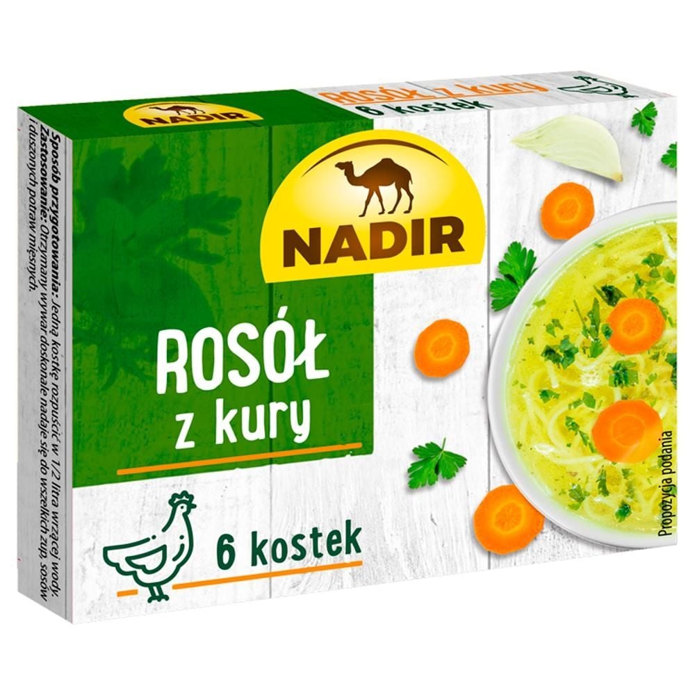 Nadir Rosół z kury 60 g (6 x 10 g)