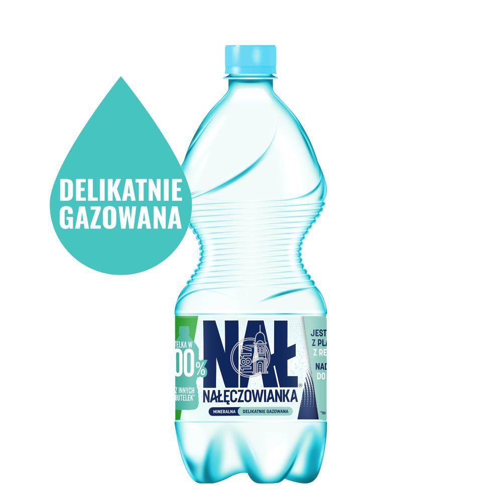 Nałęczowianka Naturalna woda mineralna delikatnie gazowana 1 l