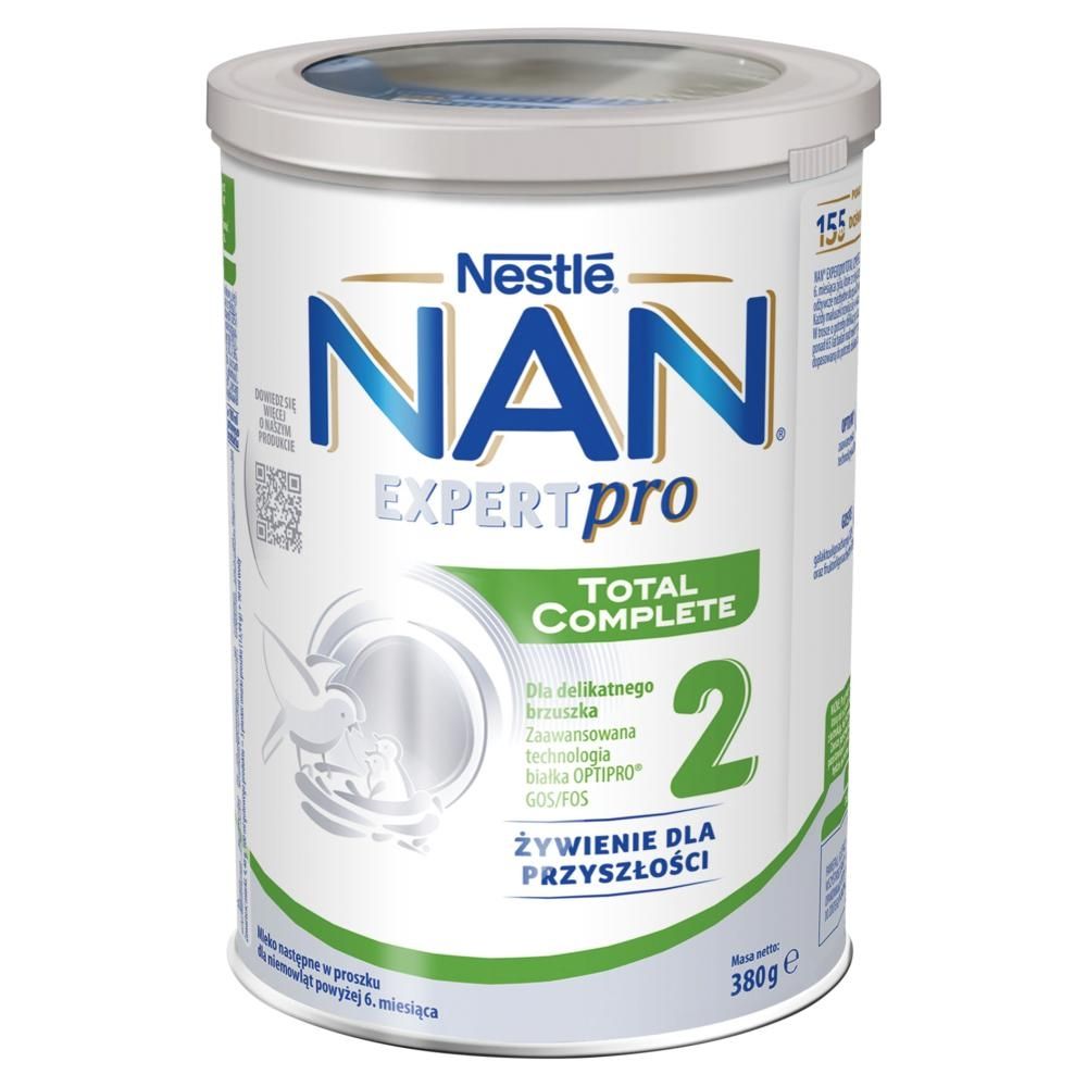 NAN EXPERTPRO Total Complete 2 Mleko następne w proszku dla niemowląt powyżej 6. miesiąca 380 g