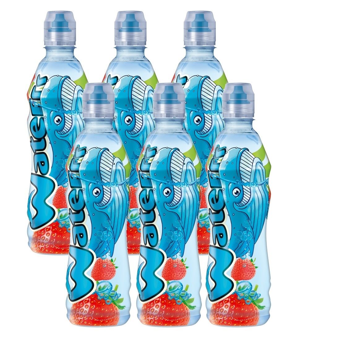 Napój Kubuś Waterrr 6 x 0,5 L truskawka niegazowany