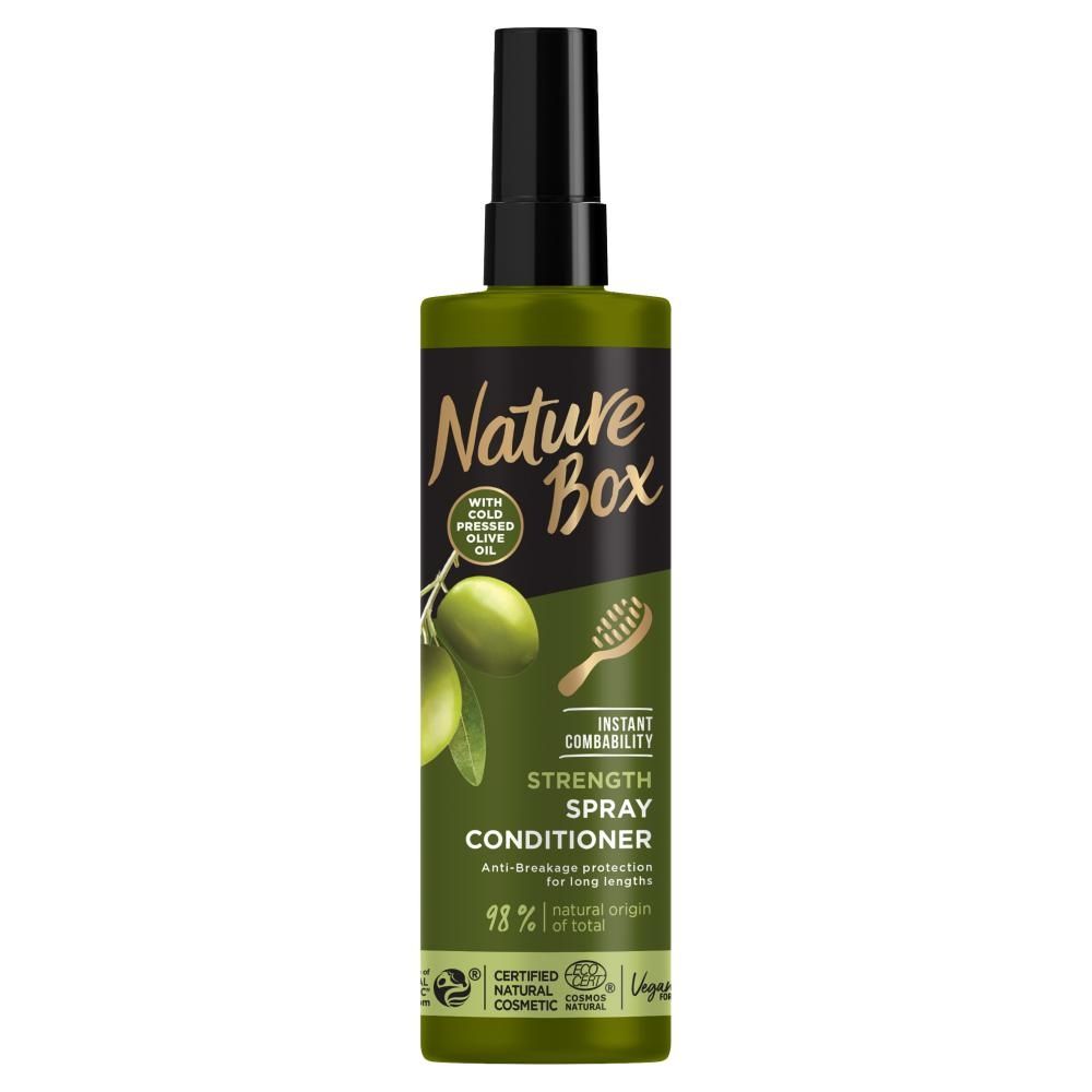 Nature Box Avocado Oil Ekspresowa odżywka do włosów w sprayu z olejem z oliwki 200 ml