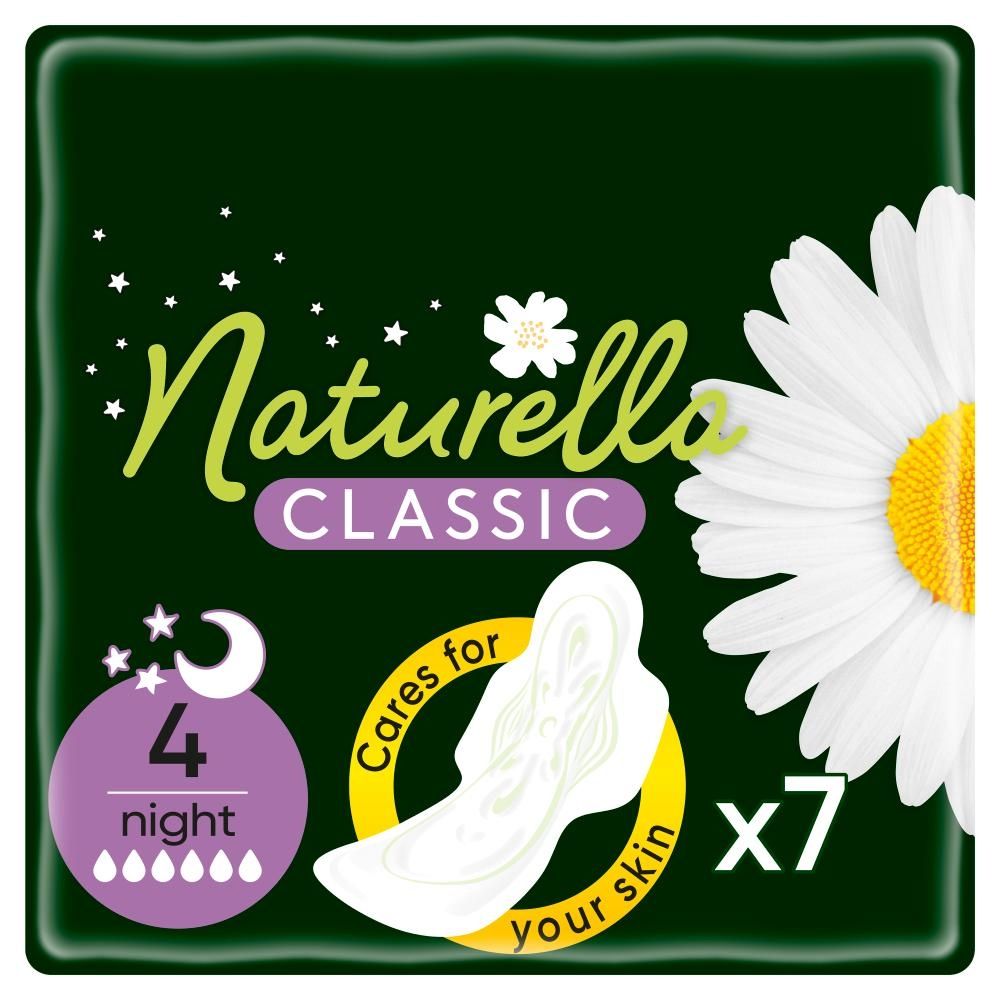 Naturella Classic Night Camomile Podpaski ze skrzydełkami x7