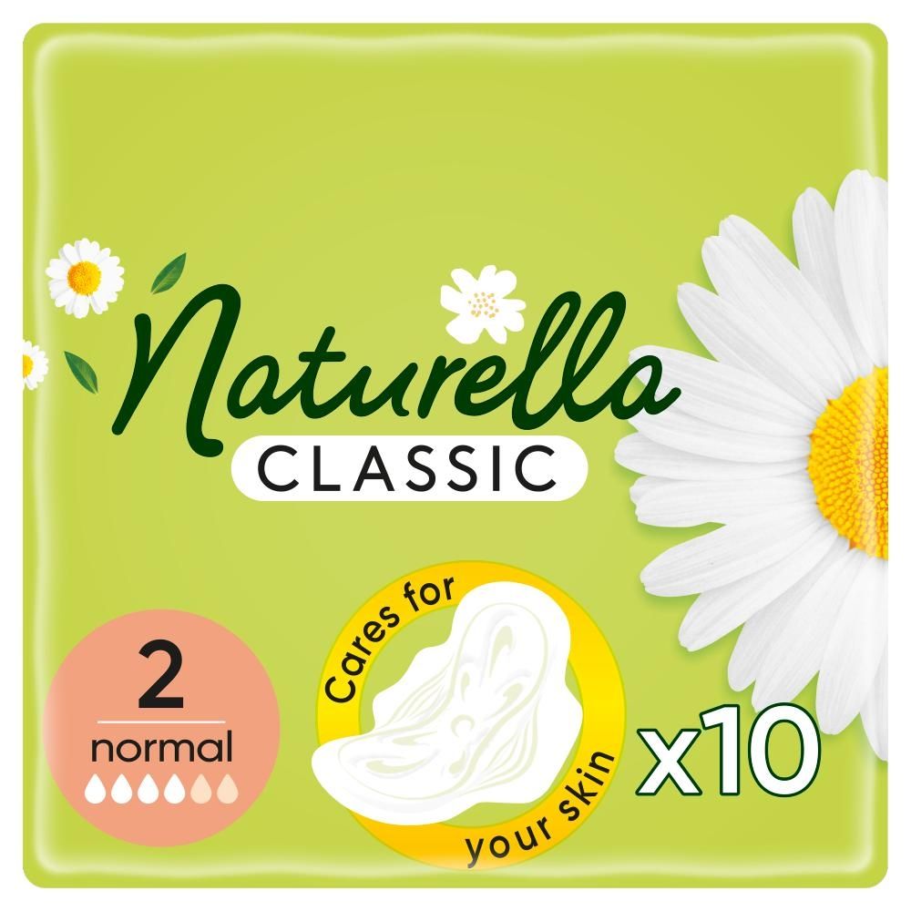 Naturella Classic Normal Camomile Podpaski ze skrzydełkami x10