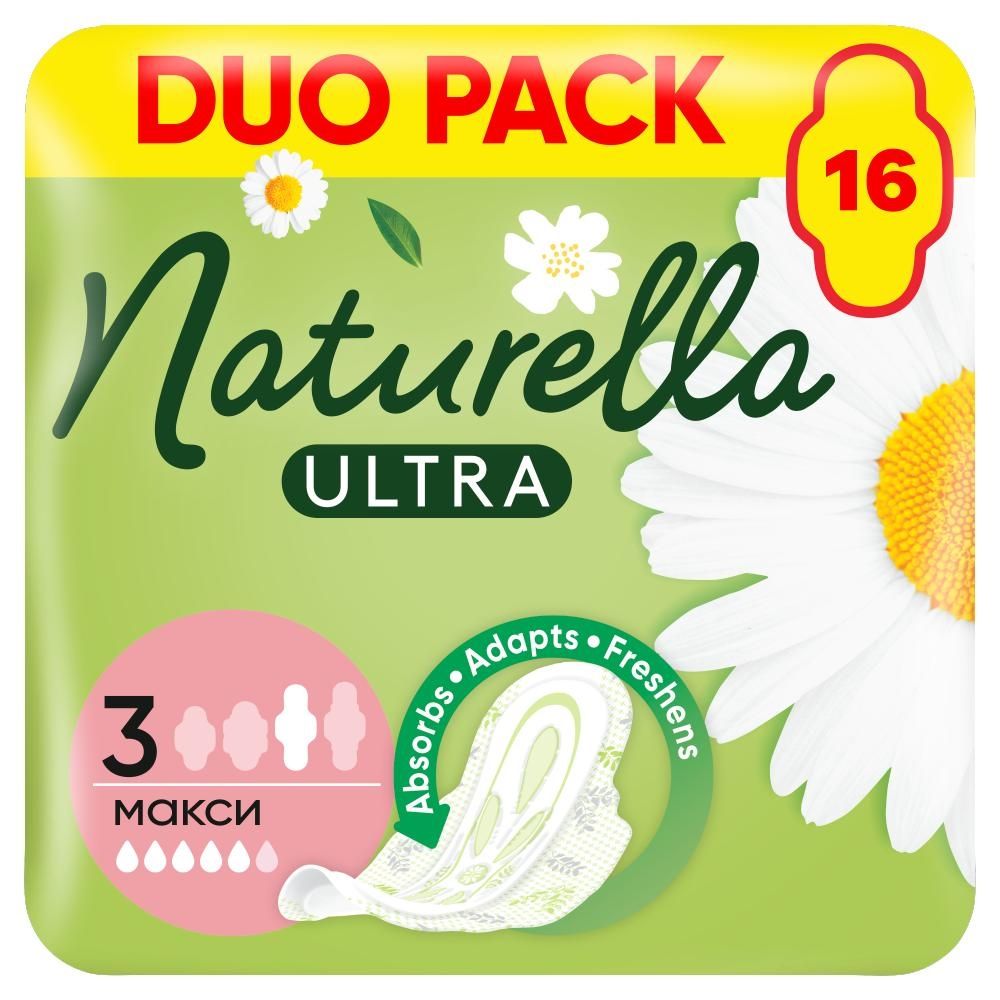 Naturella Ultra Maxi Rozmiar 3 Podpaski ze skrzydełkami × 16