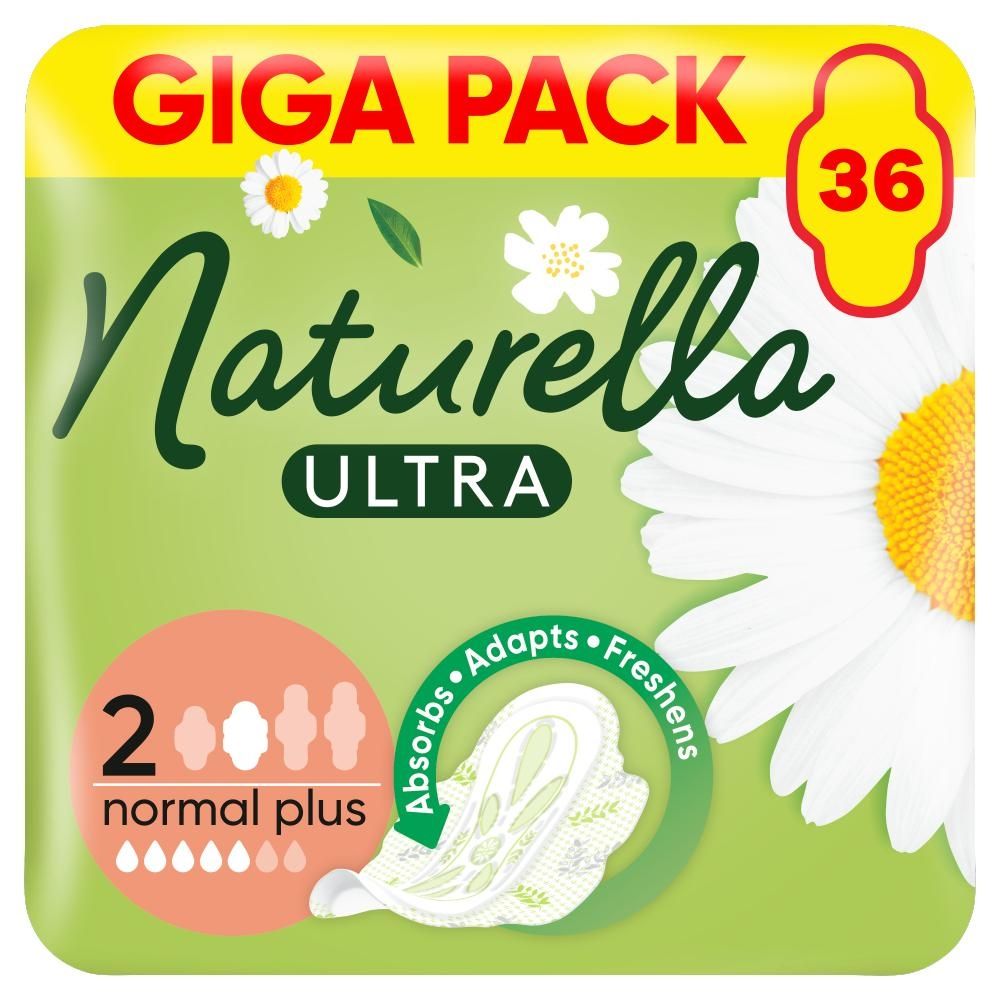 Naturella Ultra Normal Plus Rozmiar 2 Podpaski ze skrzydełkami × 36