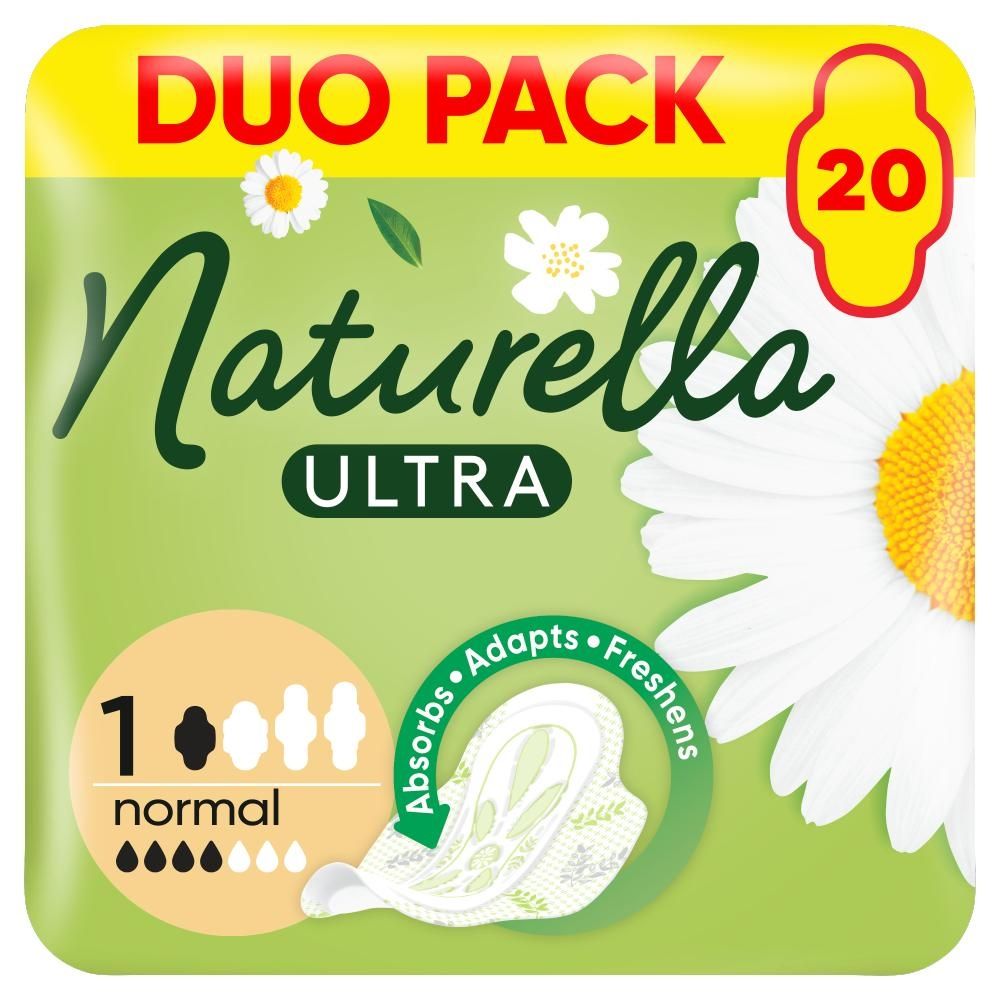 Naturella Ultra Normal Rozmiar 1 Podpaski ze skrzydełkami × 20