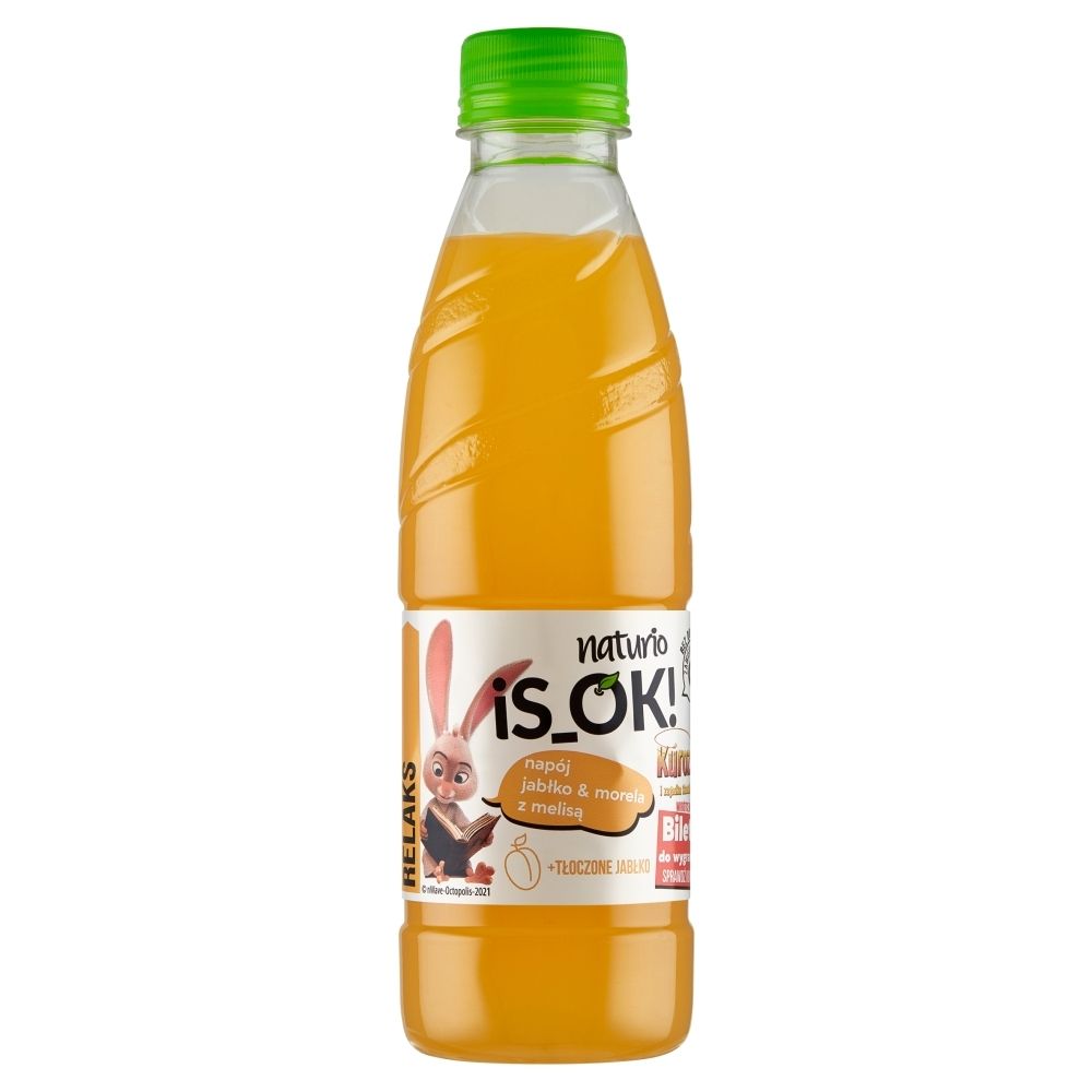 Naturio iS_ok! Relaks Napój jabłko & morela z melisą 330 ml