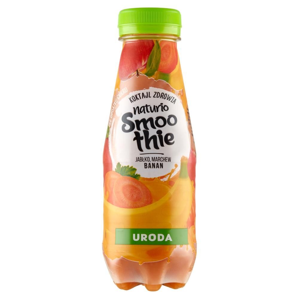 Naturio Smoothie Napój wieloowocowy jabłko marchew banan 300 ml