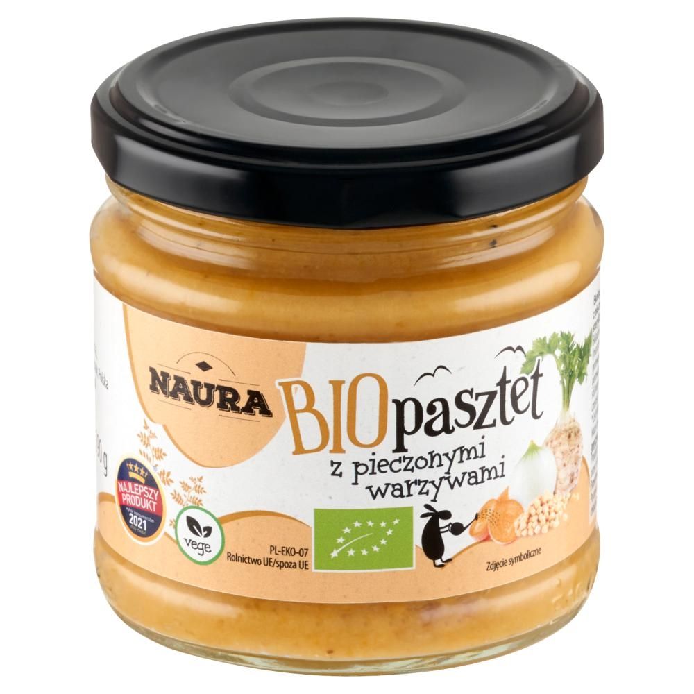 Naura Bio pasztet z pieczonymi warzywami 190 g