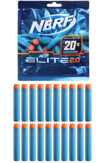 Nerf Elite 2.0 Strzałki do wyrzutni  20 sztuk