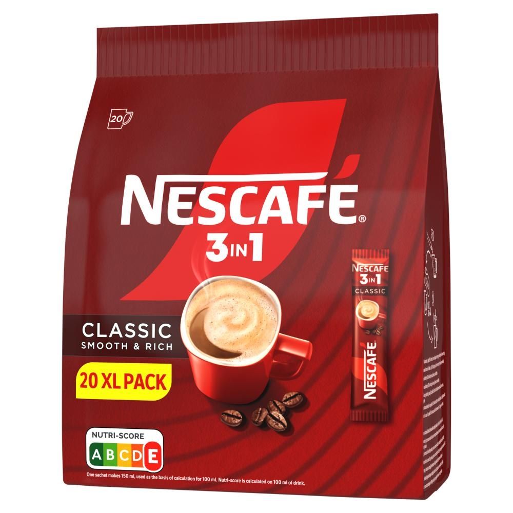 Nescafé 3in1 Classic Rozpuszczalny napój kawowy 330 g (20 x 16,5 g)