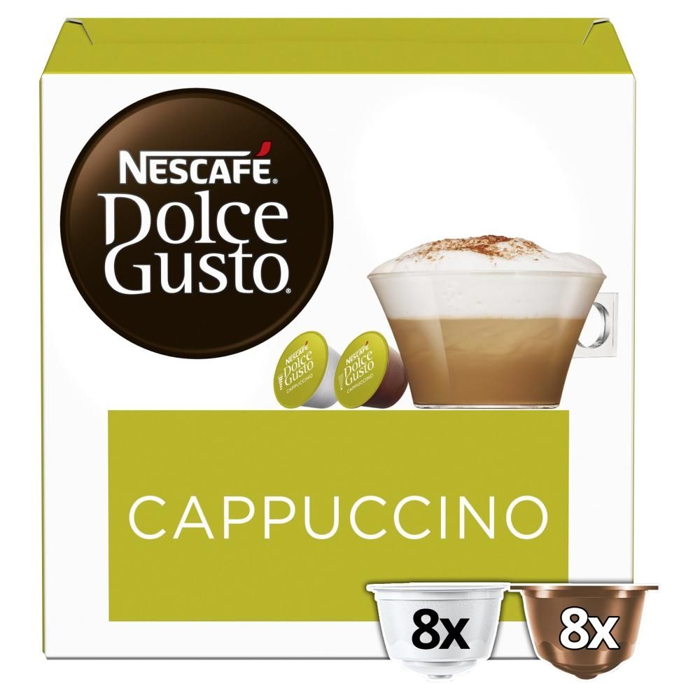 NESCAFÉ Dolce Gusto Cappuccino Kawa w kapsułkach 186,4 g (8 x 17 g i 8 x 6,3 g)